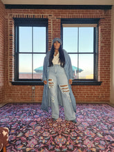 Load image into Gallery viewer, La Parisian LUXE Denim Trench
