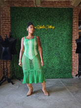 Load image into Gallery viewer, Crochetage Mermaid Frock