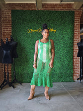 Load image into Gallery viewer, Crochetage Mermaid Frock