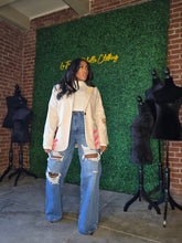 Load image into Gallery viewer, Luxe Embroidered Boyfriend Blazer