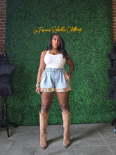 Load image into Gallery viewer, Coachella Fairy Denim Shorts