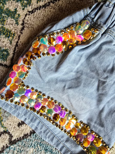 Coachella Fairy Denim Shorts