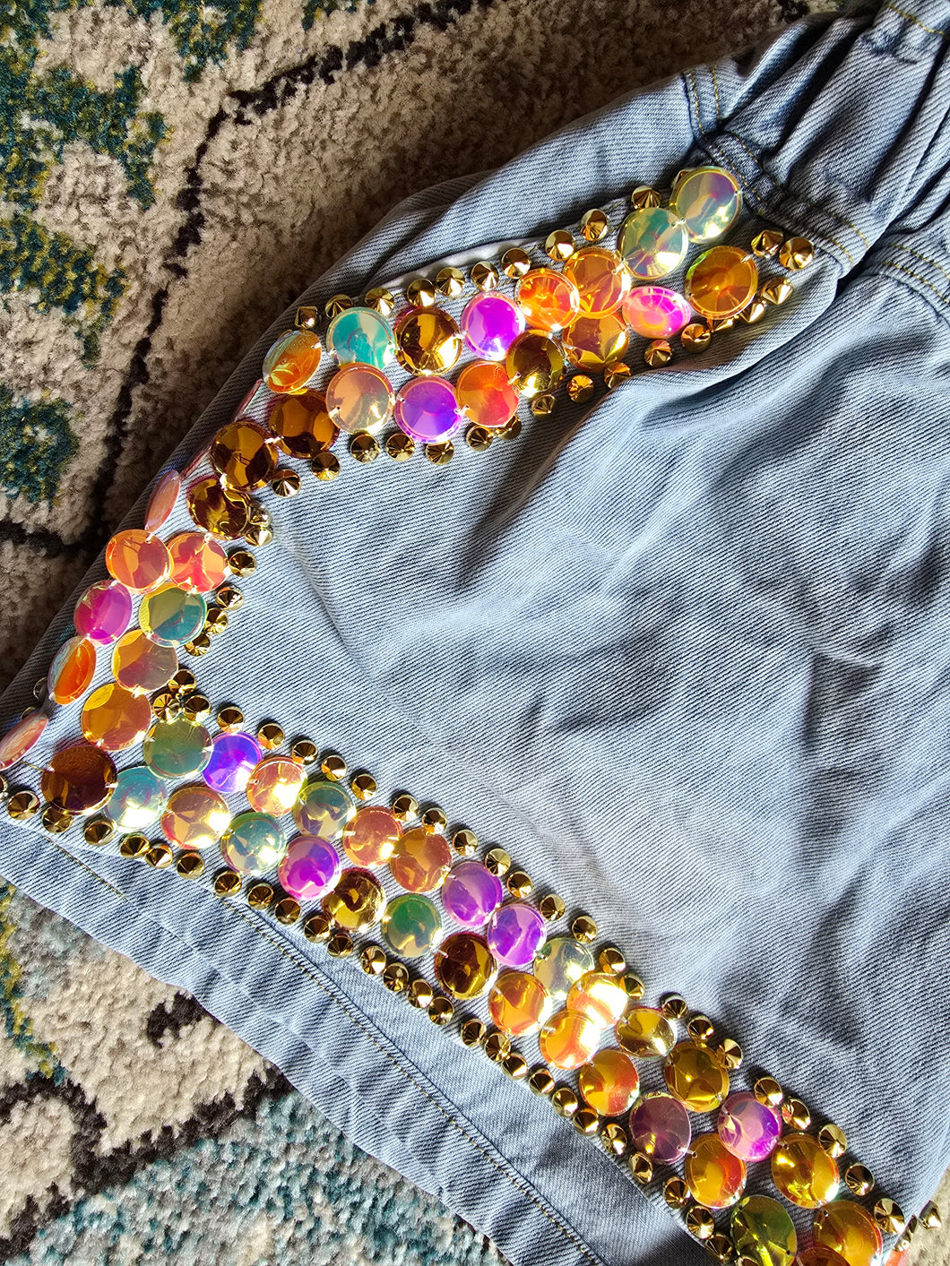 Coachella Fairy Denim Shorts