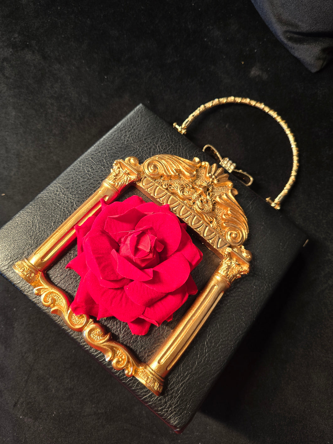 Morticia Rose Clutch