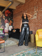 Load image into Gallery viewer, REBELLE Vegan Leather Trousers