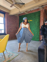 Load image into Gallery viewer, REBELLE Denim Harem Trousers