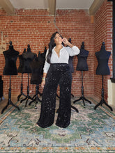 Load image into Gallery viewer, FEMME Paillette Palazzos