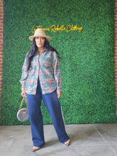 Load image into Gallery viewer, La Femme Plaid Button-Down