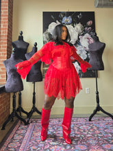 Load image into Gallery viewer, Funny Valentine Siren Dentelle Frock