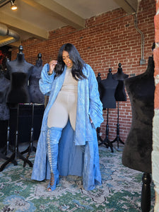 Acid Denim Duster