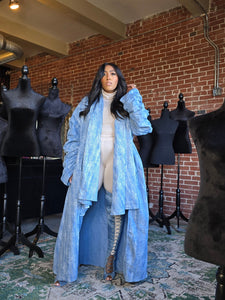 Acid Denim Duster