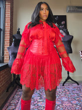 Load image into Gallery viewer, Funny Valentine Siren Dentelle Frock