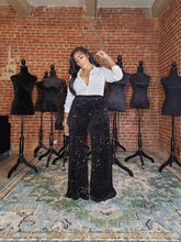 Load image into Gallery viewer, FEMME Paillette Palazzos