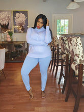 Load image into Gallery viewer, Robbins Egg Blue Closed Knit Turtle Set