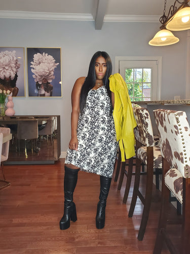 Black Dahlia Field Slip Dress