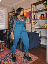 Load image into Gallery viewer, Deep Teal Cotton Sweat Set
