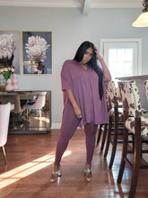 Load image into Gallery viewer, Eggplant Legging Set