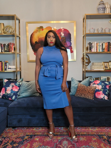 Cerulean Split Frock