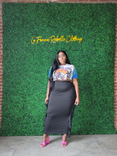 Load image into Gallery viewer, Funky Fringe Pencil Skirt