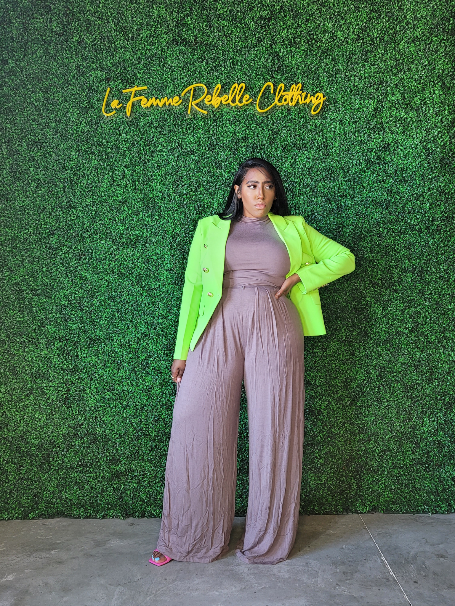 Riche Palazzo Set La Femme Rebelle Clothing