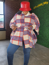 Load image into Gallery viewer, Rad Plaid Poncho