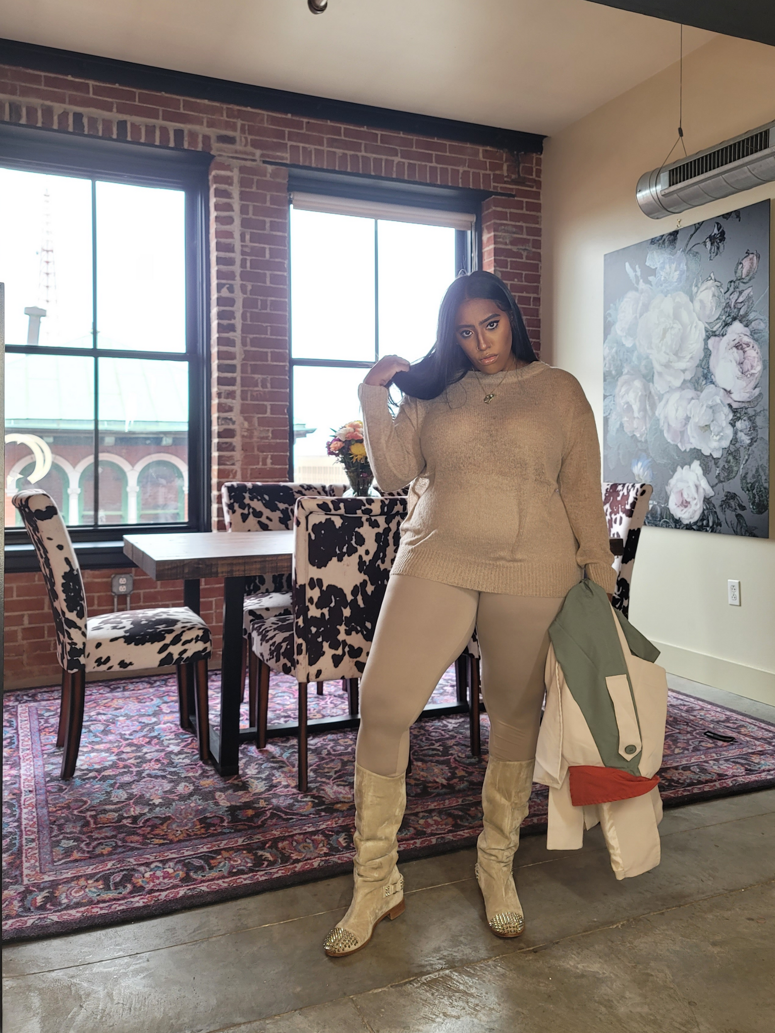 Legging chair shop femme