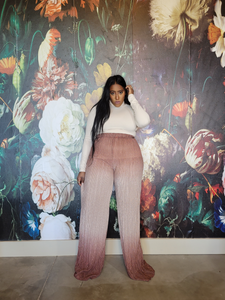 Ombre Shimmer Palazzo Pants