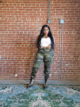 Load image into Gallery viewer, GI Jane Camo Joggers